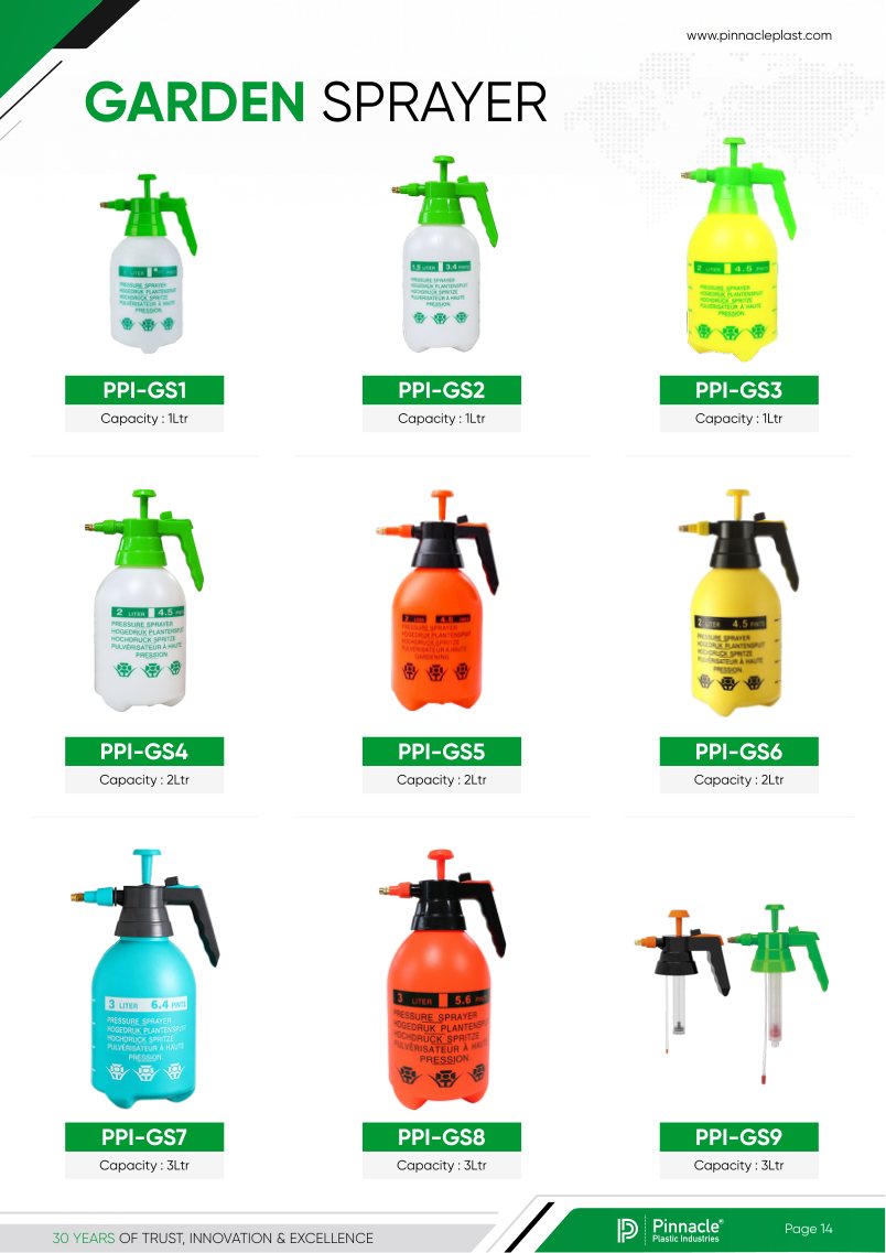 Hand Pressure Garden Sprayer